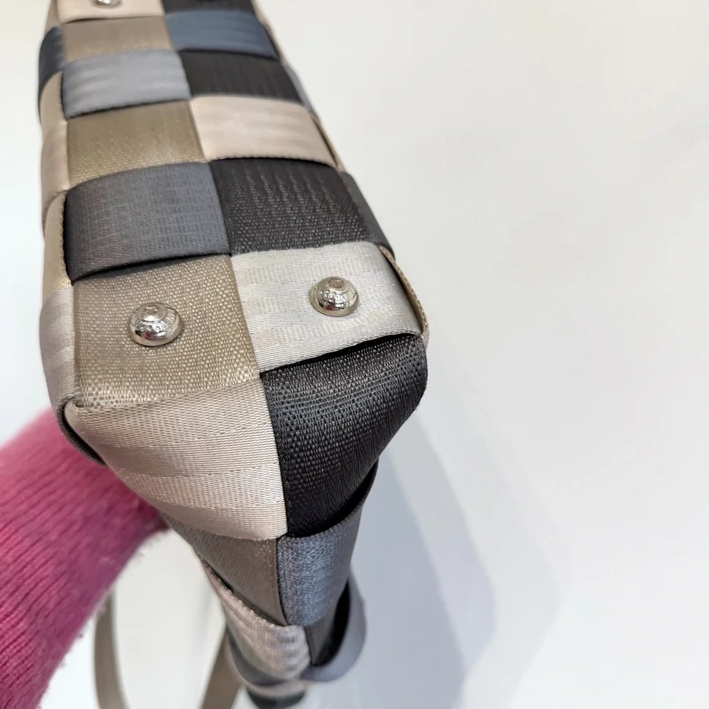 Harvey’s Seatbelt Bag Treecycle large satchel neutral multi-color woven